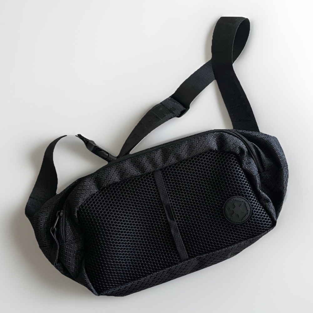 Star‎ Wars Disney Zippered Cross Body Bag Black Fanny